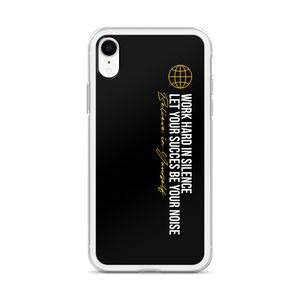 Work hard in silence iPhone Case by Design Express