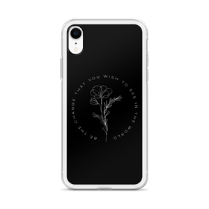 Be the change that you wish to see in the world iPhone Case by Design Express