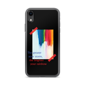 iPhone XR Rainbow iPhone Case Black by Design Express
