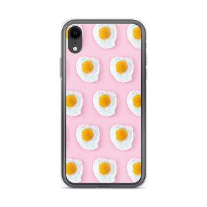 iPhone XR Pink Eggs Pattern iPhone Case by Design Express