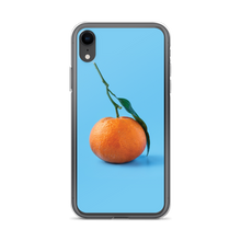 iPhone XR Orange on Blue iPhone Case by Design Express