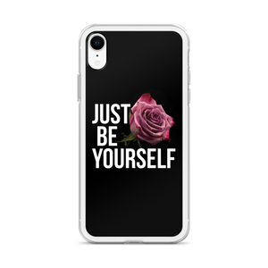 Just Be Yourself iPhone Case by Design Express