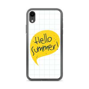 iPhone XR Hello Summer Yellow iPhone Case by Design Express