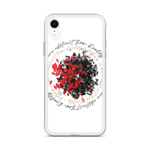 Nothing is more abstarct than reality Circle iPhone Case by Design Express