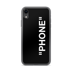 iPhone XR "PRODUCT" Series "PHONE" iPhone Case Black by Design Express