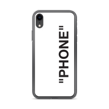 iPhone XR "PRODUCT" Series "PHONE" iPhone Case White by Design Express