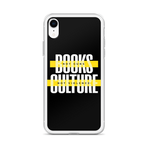 Books not Guns, Culture not Violence iPhone Case by Design Express