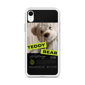 Teddy Bear Hystory iPhone Case Black by Design Express