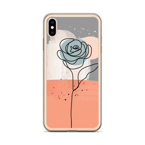 Soft Flower Line iPhone Case by Design Express