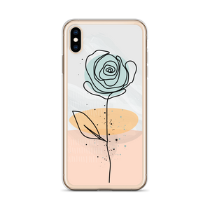 Pasty Flower Line iPhone Case by Design Express