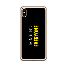 I'm Not For Everyone (Funny) iPhone Case by Design Express