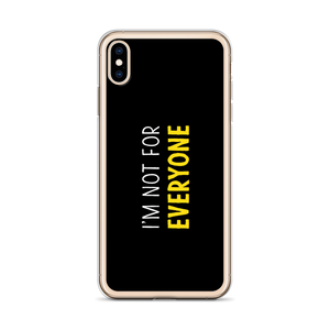 I'm Not For Everyone (Funny) iPhone Case by Design Express