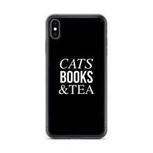 iPhone XS Max Cats Books Tea (Funny) iPhone Case by Design Express