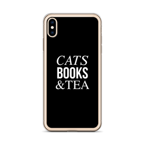 Cats Books Tea (Funny) iPhone Case by Design Express