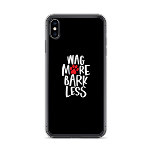 iPhone XS Max Wag More Bark Less (Dog lover) Funny iPhone Case by Design Express