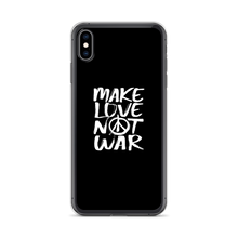 iPhone XS Max Make Love Not War (Funny) iPhone Case by Design Express