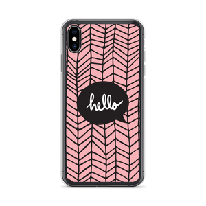 iPhone XS Max Hello iPhone Case by Design Express