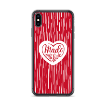 iPhone XS Max Made With Love (Heart) iPhone Case by Design Express