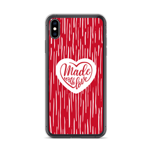 iPhone XS Max Made With Love (Heart) iPhone Case by Design Express