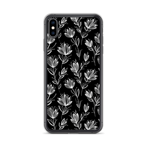 iPhone XS Max Leaf Line Pattern iPhone Case by Design Express