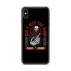 iPhone XS Max Don't Bite The Hand That Feeds iPhone Case by Design Express