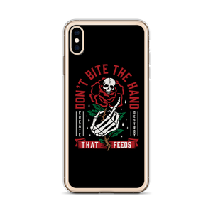 Don't Bite The Hand That Feeds iPhone Case by Design Express