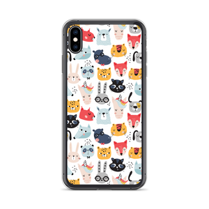 iPhone XS Max Funny Animal Pattern iPhone Case by Design Express