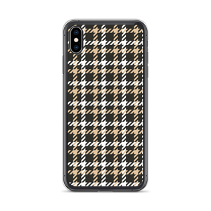 iPhone XS Max Houndstooth Small Pattern iPhone Case by Design Express