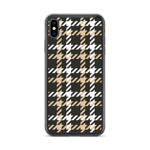 iPhone XS Max Houndstooth Large Pattern iPhone Case by Design Express