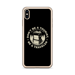 Don't Be Tourist, Be A Traveller iPhone Case by Design Express