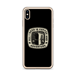 All I Need Is Coffee And Adventure iPhone Case by Design Express