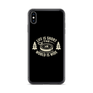 iPhone XS Max Life Is Short, World is Wide iPhone Case by Design Express