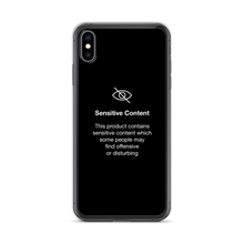 iPhone XS Max Sensitive Content (Funny) iPhone Case by Design Express