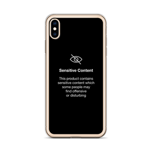 Sensitive Content (Funny) iPhone Case by Design Express