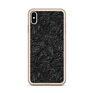 3D Black Ornament Pattern iPhone Case by Design Express