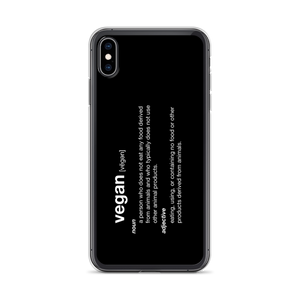 iPhone XS Max Vegan Dictionary iPhone Case by Design Express