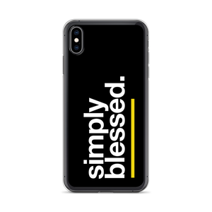 iPhone XS Max Simply Blessed (Sans) iPhone Case by Design Express