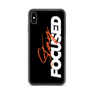iPhone XS Max Stay Focused (Motivation) iPhone Case by Design Express