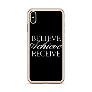 Believe Achieve Receieve iPhone Case by Design Express