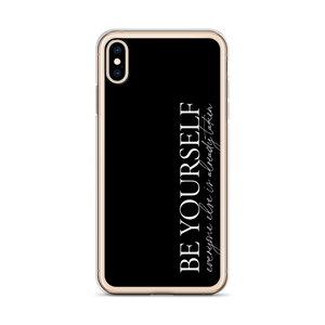 Be Yourself Quotes iPhone Case by Design Express