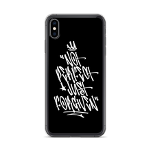 iPhone XS Max Not Perfect Just Forgiven Graffiti (motivation) iPhone Case by Design Express