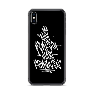 iPhone XS Max Not Perfect Just Forgiven Graffiti (motivation) iPhone Case by Design Express