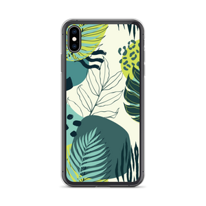 iPhone XS Max Fresh Tropical Leaf Pattern iPhone Case by Design Express