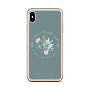 Your thoughts and emotions are a magnet iPhone Case by Design Express