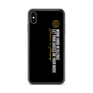 iPhone XS Max Work hard in silence iPhone Case by Design Express