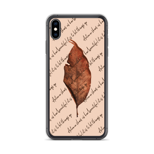 iPhone XS Max Autumn iPhone Case by Design Express