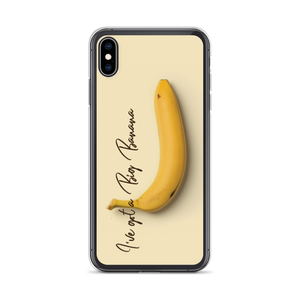 iPhone XS Max I've got a big banana iPhone Case by Design Express