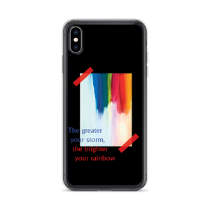 iPhone XS Max Rainbow iPhone Case Black by Design Express