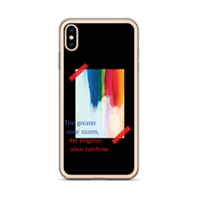 Rainbow iPhone Case Black by Design Express