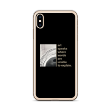 Art speaks where words are unable to explain iPhone Case by Design Express